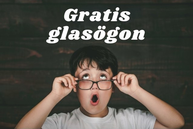 barn som fått gratis glasögon genom regionens glasögonbidrag