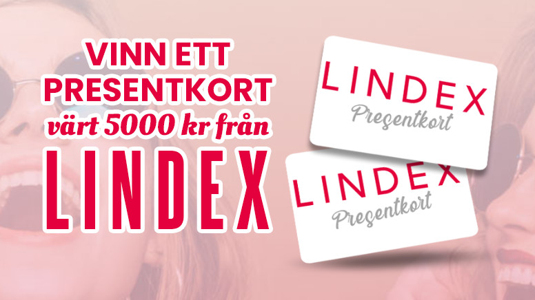 vinna lindex presentkort värt 5000 kr