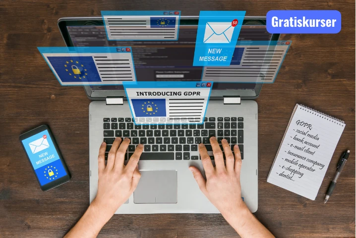 gör gratiskurs i GDPR på datorn